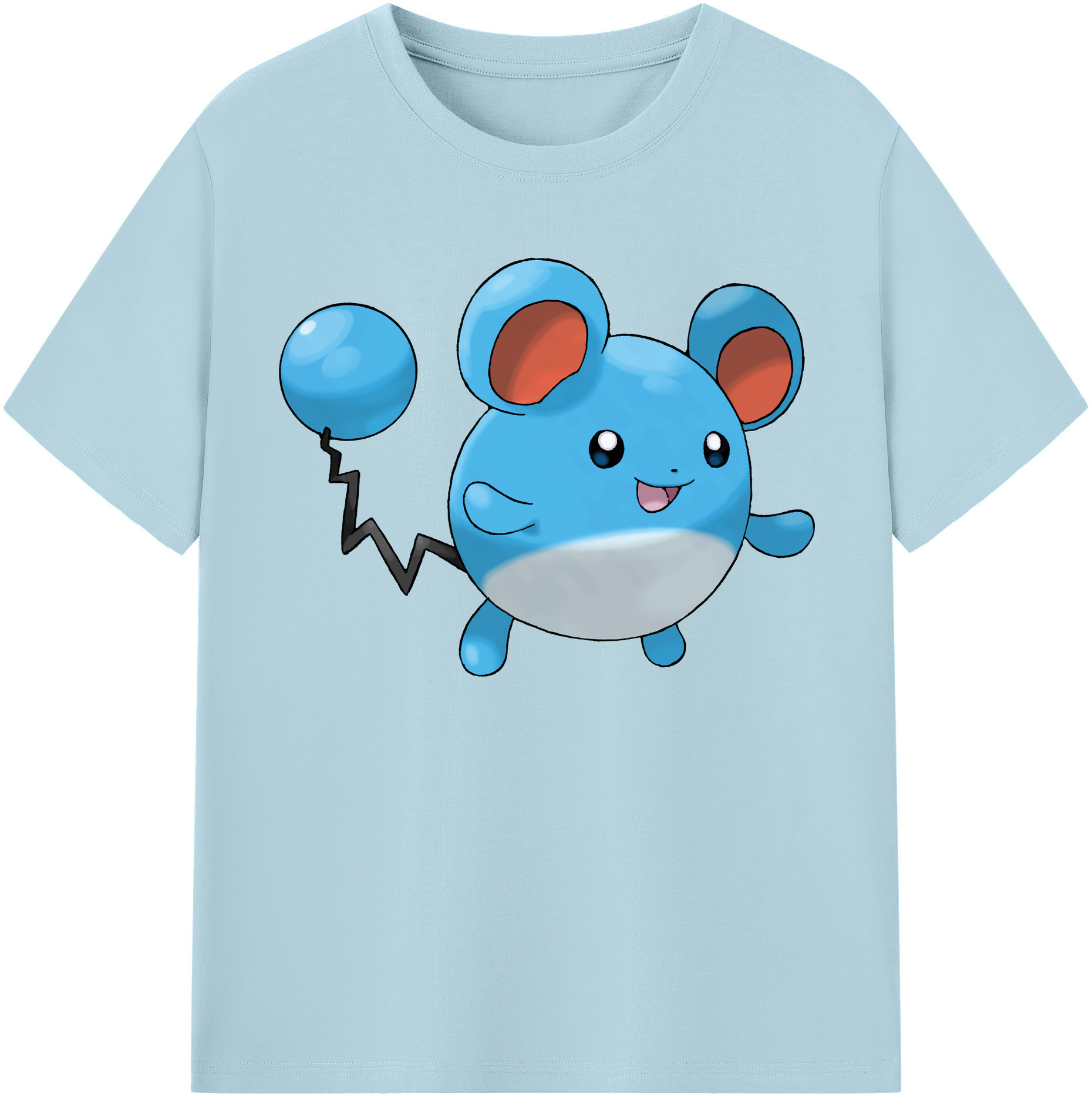 （画像用） ポケットモンスター Pokémon 綿100％半袖Tシャツ（フロントプリント）